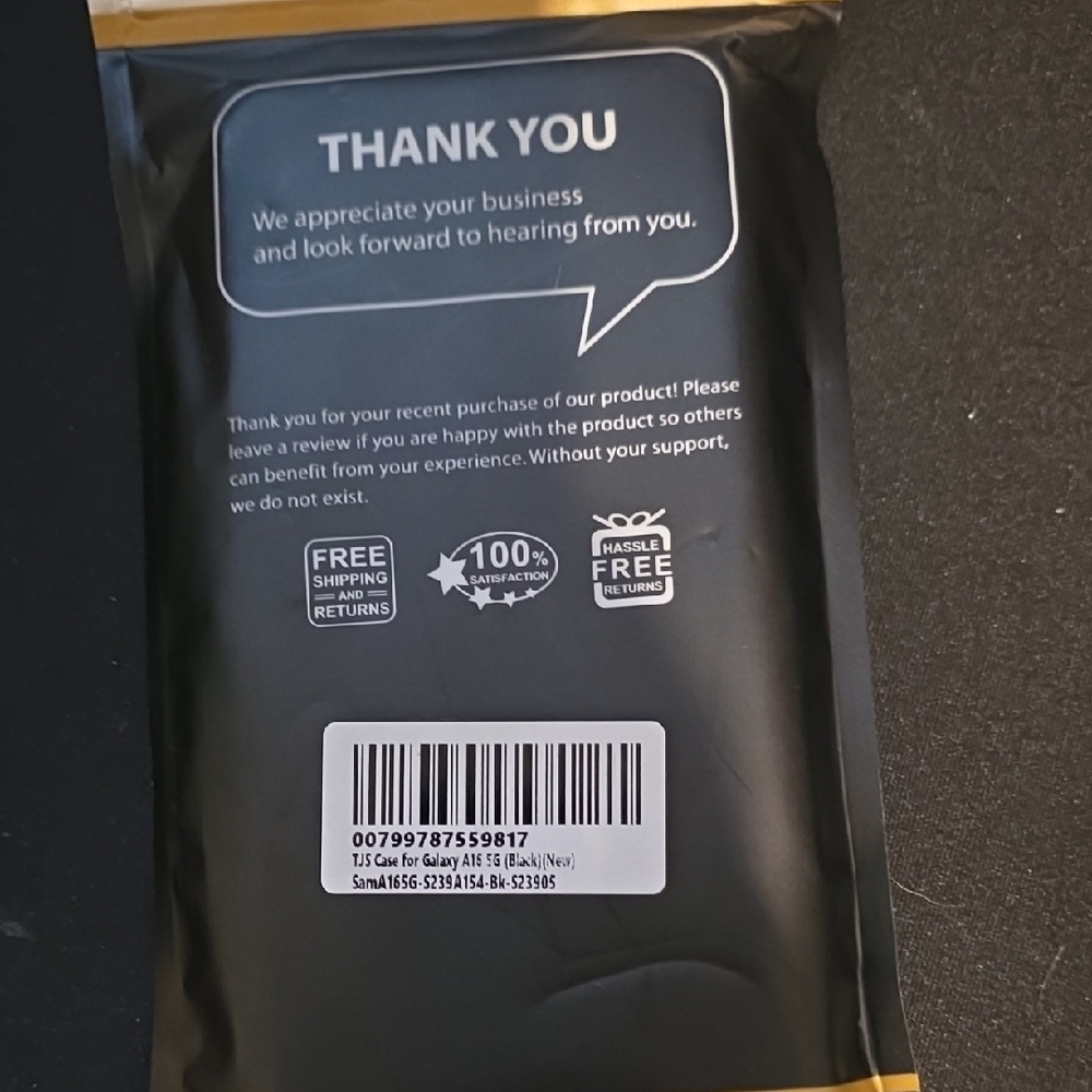 Samsung Galaxy A15 Protective Case - Black
